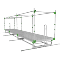 rolling benches, commercial grade rolling benches, rolling bench, rolling bench for growers, grow tray stands, Grow Racks, grow rolling bench, flood table, grow table, hydroponic grow table,