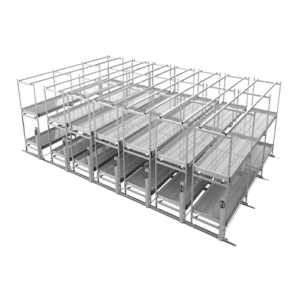 2-Tier Shelving Unit For Harvesting Grows
