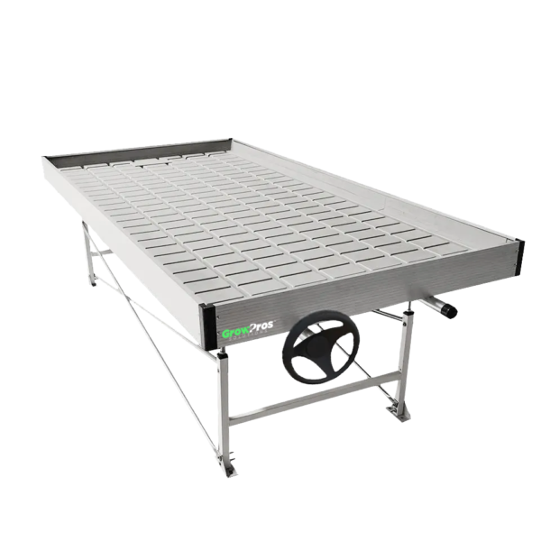 rolling benches, commercial grade rolling benches, rolling bench, rolling bench for growers, grow tray stands, Grow Racks,