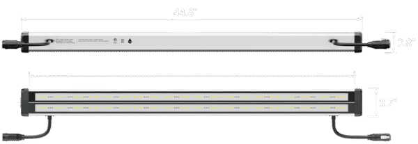 under canopy grow lights, dual channel under canopy grow light, canopy light, canopy lighting, blue canopy light, red canopy light, dimmable canopy light, 4ft under canopy light gen4, 4ft canopy grow light gen4, under canopy lights red