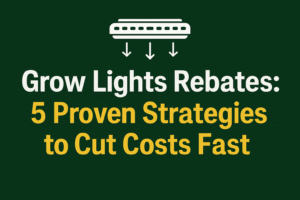 grow lights rebates, grow rebates