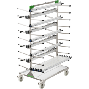 Under Canopy Lights Storage Rack