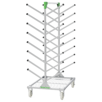 Under Canopy Lights Storage Rack