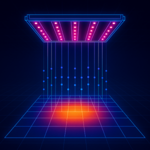 5 Ways to Improve LED Light Uniformity & Mounting Height 1 LEDgrowlightuniformityillustration