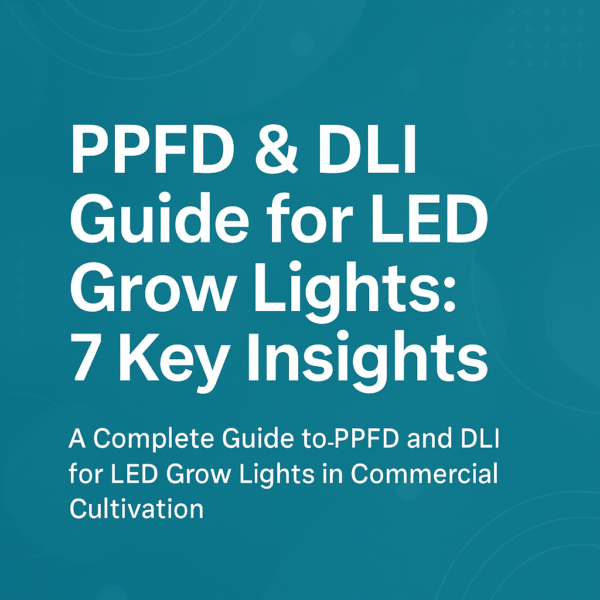 PPFD and DLI for LED grow lights, PPFD, DLI, LED grow lights,