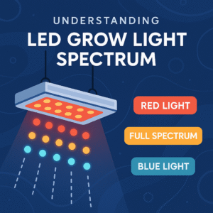 LED grow light spectrum, full spectrum LED grow lights, multi-channel spectrum control, wavelength effects on strains, blue red ratio, far-red spectrum, UV spectrum, spectrum steering, light quality indoor growing, photobiology indoor strains, full spectrum vs multi-channel LED, spectrum optimization for strains