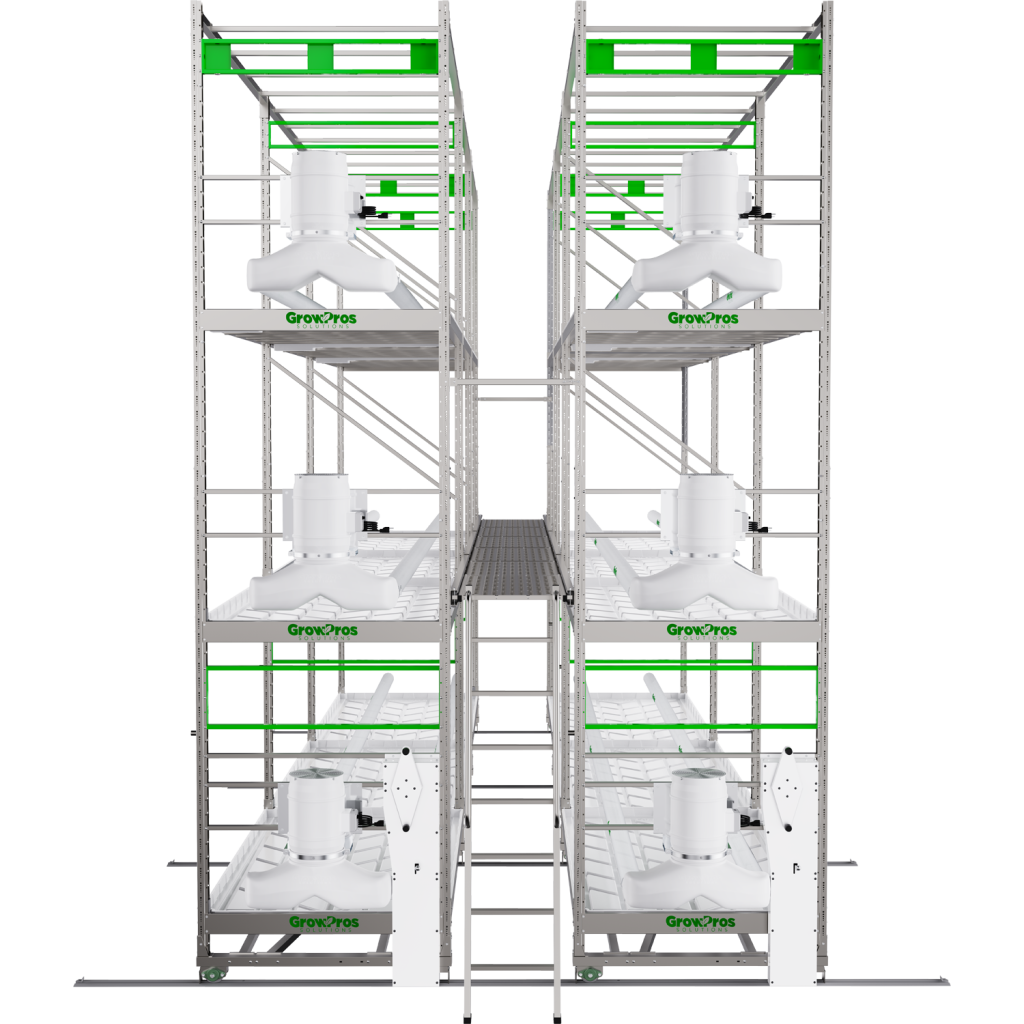 Hydroponic mobile Multi-Tier Rolling Racks Stainless Sturdy