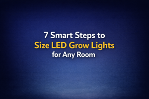 size LED grow lights for any room, LED grow light sizin