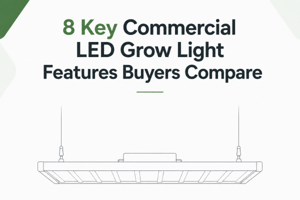 8 Key Commercial LED Grow Light Features Buyers Compare