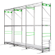 Multi-Tier Rolling Rack, double layer rolling rack, multi layers rolling racks, Multi-Tier Rolling Racks, Multi-tier / double tier racking system, grow racks, best grow racks, best rolling racks, best multi-tier roll racks, quality grow racks, racking system, grow rolling rack, grow rolling racks