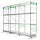 Multi-Tier Rolling Rack, double layer rolling rack, multi layers rolling racks, Multi-Tier Rolling Racks, Multi-tier / double tier racking system, grow racks, best grow racks, best rolling racks, best multi-tier roll racks, quality grow racks, racking system, grow rolling rack, grow rolling racks