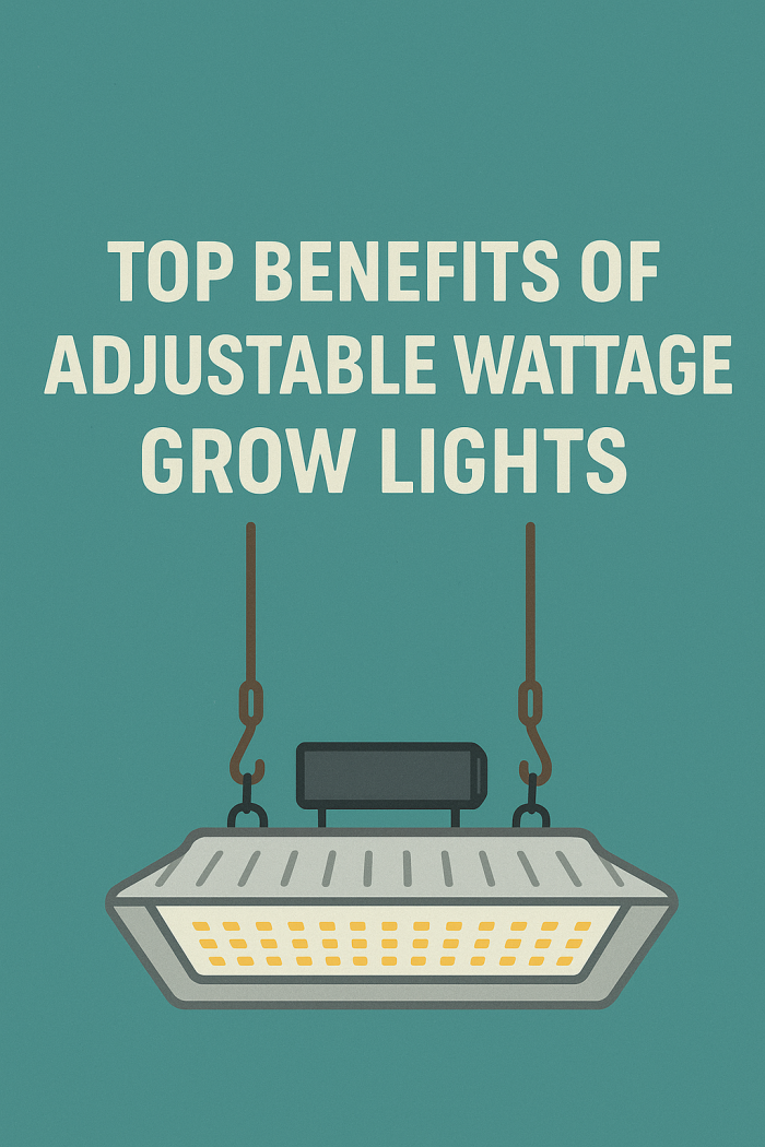 Adjustable Wattage Grow Lights: 7 Unstoppable Advantages