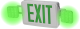 Exit Green Light Sign Combo, ul listed exit green light sign combo, green sign with green light, ul listed green sign
