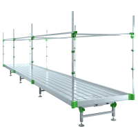 4ft rolling benches, 5ft rolling benches, rolling bench, stainless steel rolling bench, customized rolling bench, rolling bench gen 2, rolling bench gen II, grow racks, grow tray stands, rolling racks, single tier rolling racks, grow table, flood tray, tray stand, flood tray stand, grow rolling bench