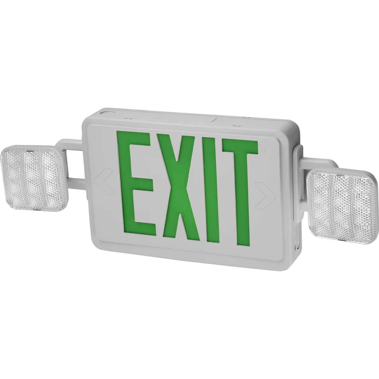 Exit Green Light Sign Combo, ul listed exit green light sign combo, green sign with green light, ul listed green sign