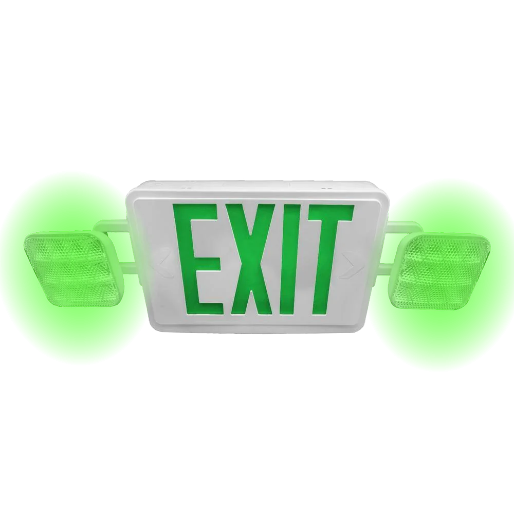 Exit Green Light Sign Combo - Image 3