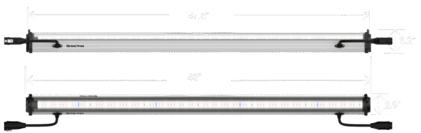 undercanopylight, under canopy light, under canopy light red, red spectrum under canopy light, 8ft Under Canopy Light red, Under Canopy Light LED