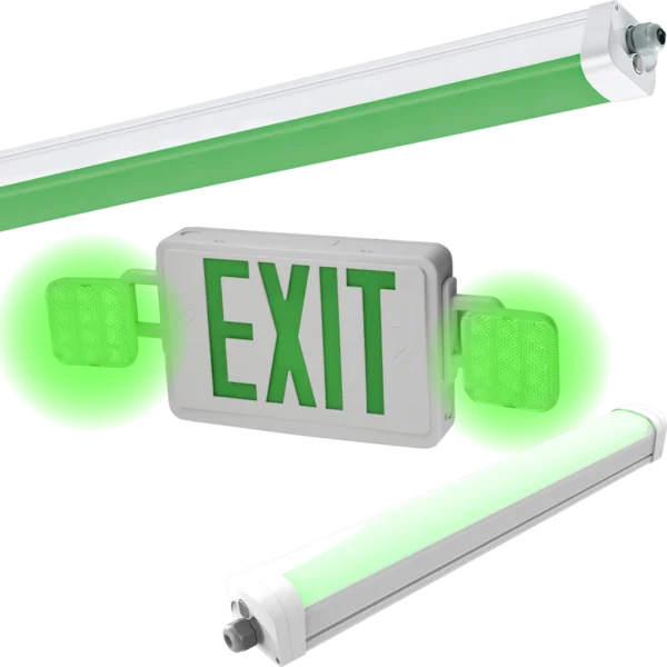 green light, emergency light, emergency exit light, grow green light,