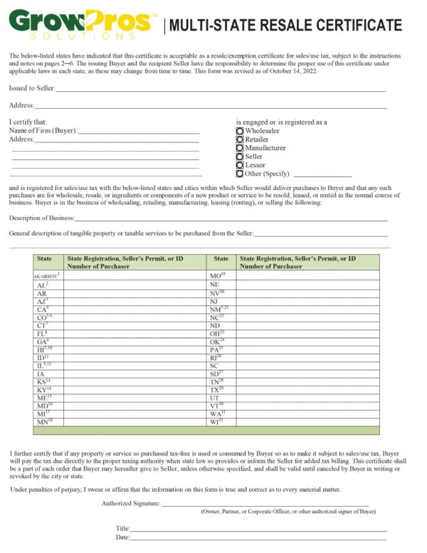 Multi state resale certificate 1 scaled