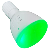 green light bulb, green flashlight, green work light bulb, green work light, emergency light bulb, led grow light, led work light, AC/DC green light bulb, green light with battery backup, green light with battery, Green Flashlight Bulb Battery, Green Spectrum Light Bulb