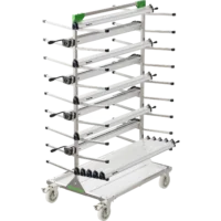 Under Canopy Lights Storage Rack