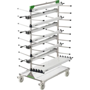 Under Canopy Lights Storage Rack