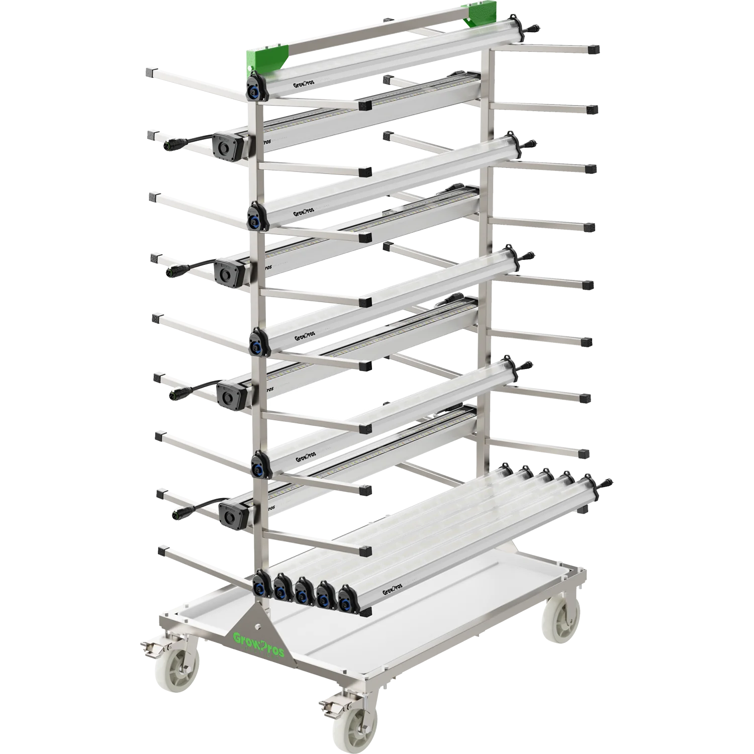 Under Canopy Lights Storage Rack