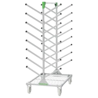 Under Canopy Lights Storage Rack
