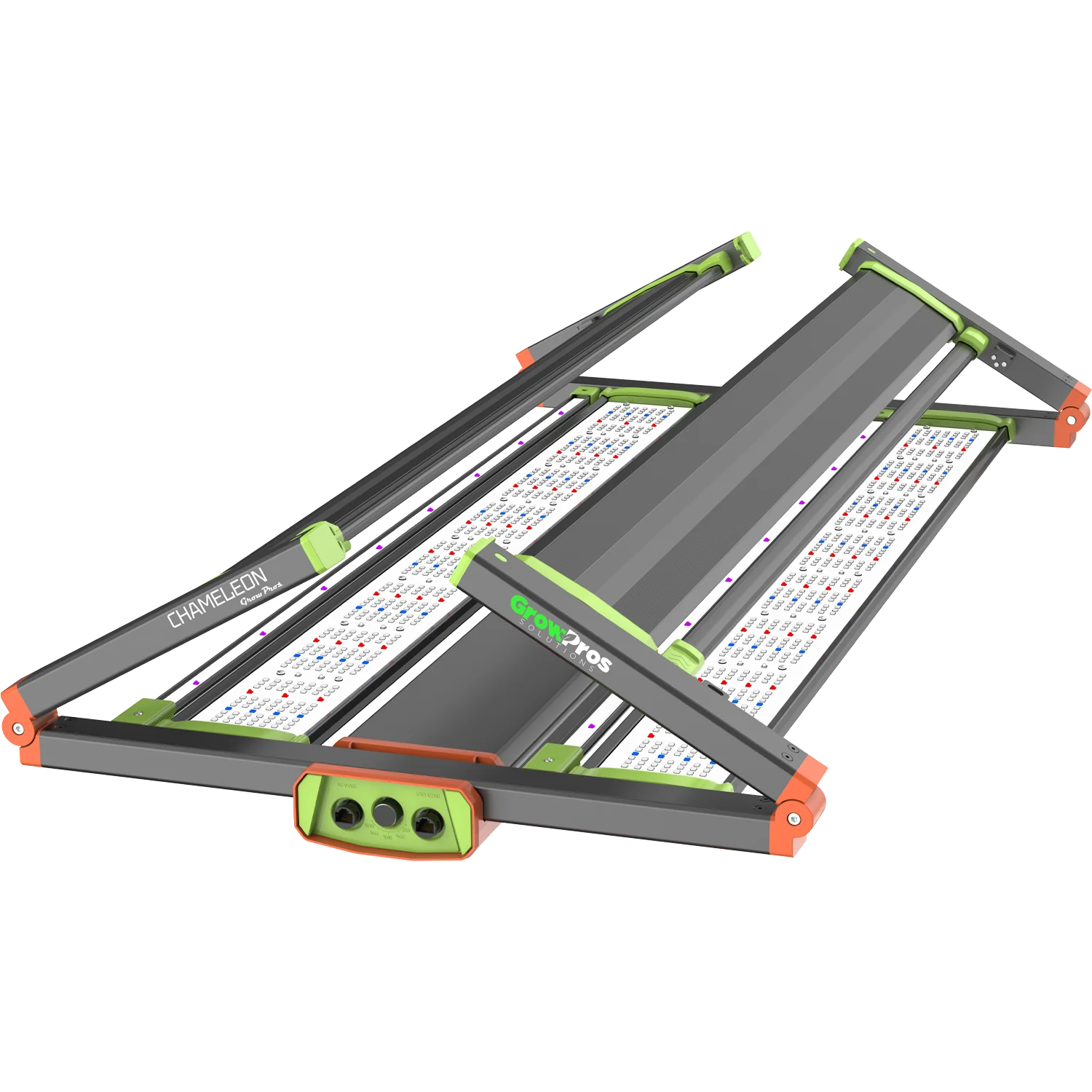 Chameleon 4 by 4, 4 channel led grow light, led grow light, quad channel led grow light