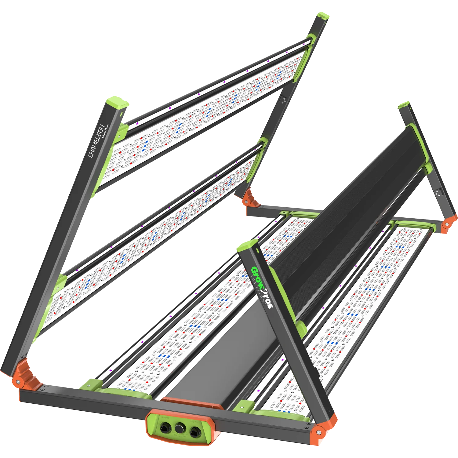 Chameleon 5 by 5, 4 channel led grow light, led grow light, quad channel led grow light