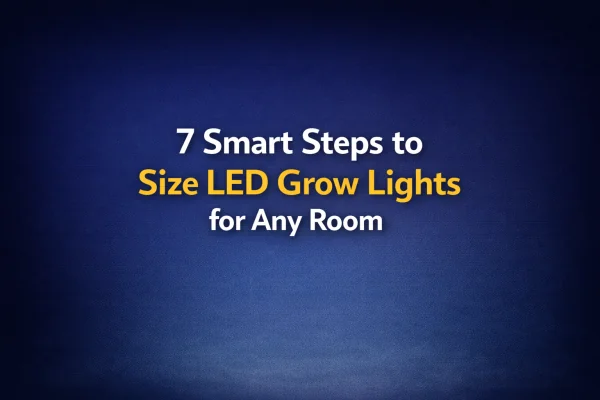 size LED grow lights for any room, LED grow light sizin