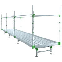 4ft rolling benches, 5ft rolling benches, rolling bench, stainless steel rolling bench, customized rolling bench, rolling bench gen 2, rolling bench gen II, grow racks, grow tray stands, rolling racks, single tier rolling racks, grow table, flood tray, tray stand, flood tray stand, grow rolling bench